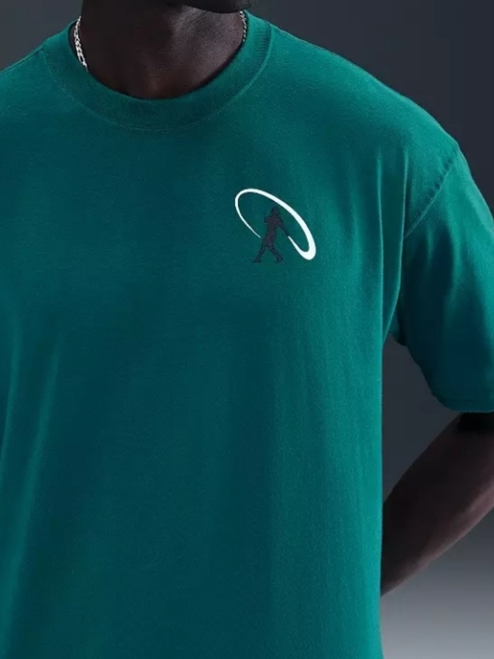 Nike Men's Max 90 Ken Griffey Jr Graphic T shirt Green Small